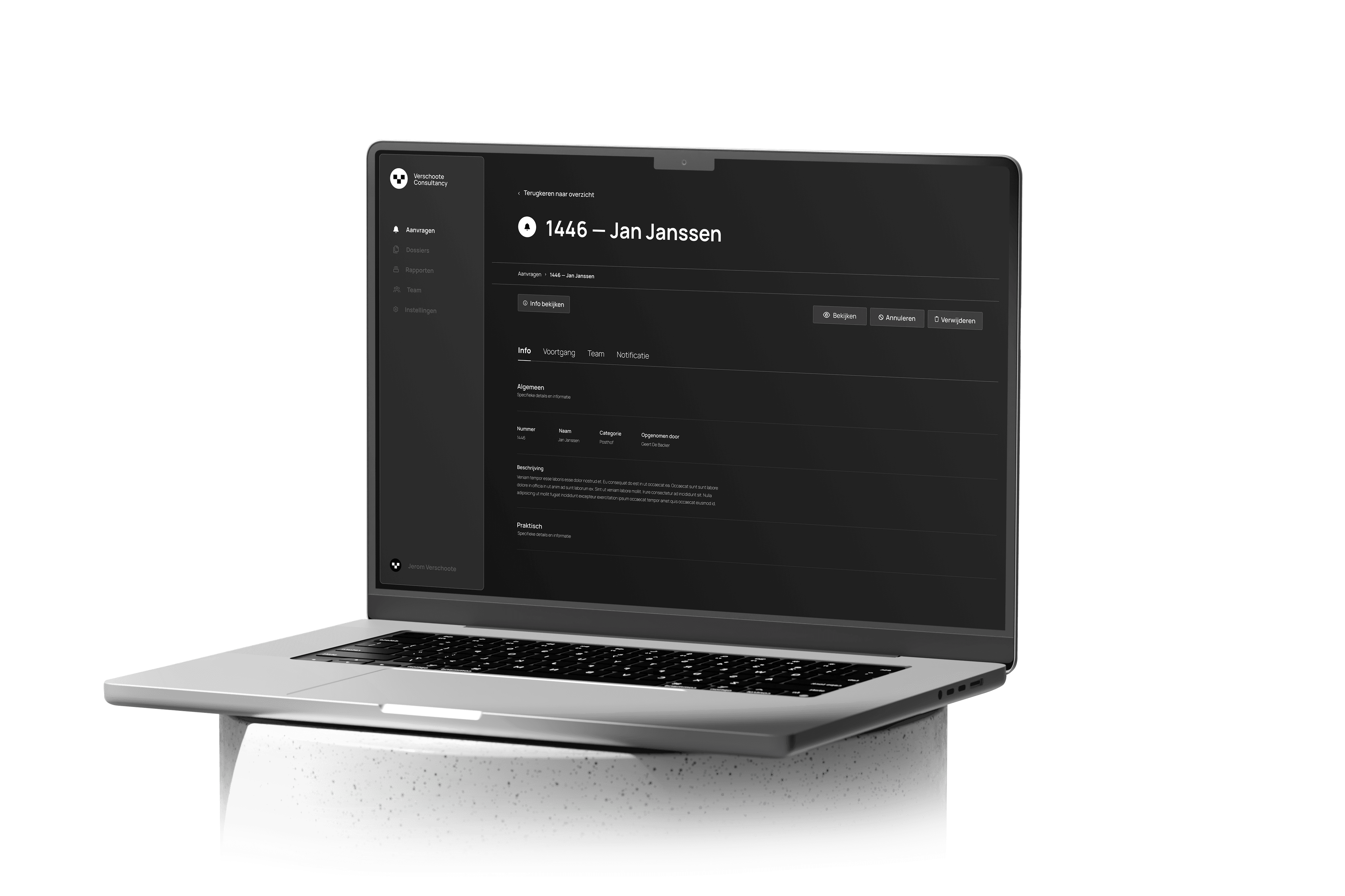Stay on top of your business with a central platform